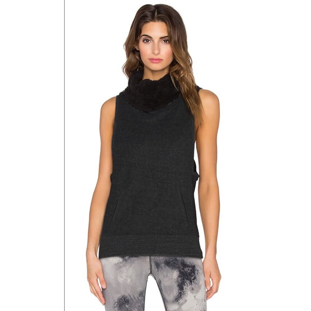 ALO‎ Frost Winter Vest in Dark Heather Grey